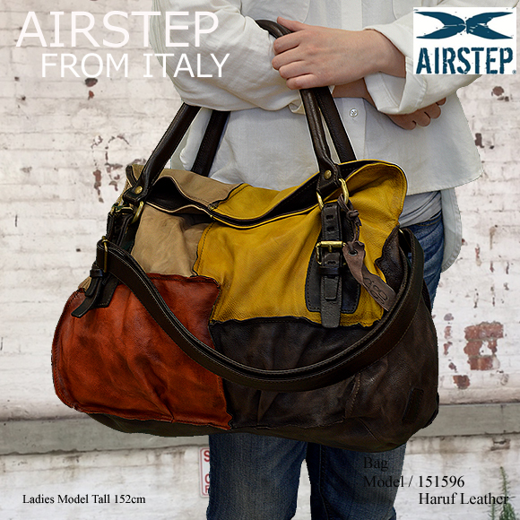Airstep イタリア製 レザーバッグ ショルダーバッグ 斜めがけ レディース 本革 通勤 旅行 日帰り メッセンジャーバッグ ハンドバッグ レディース大人 カバン 鞄 レザー