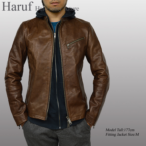 Haruf Leather レザージャケット ハルフ レザー-